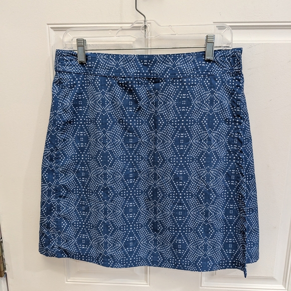 Ripskirt Hawaii Dresses & Skirts - Ripskirt Hawaii Navy Blue Geometric A-Line Skirt